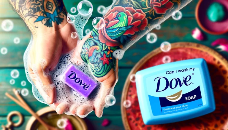 Can I Wash my Tattoo with Dove Soap