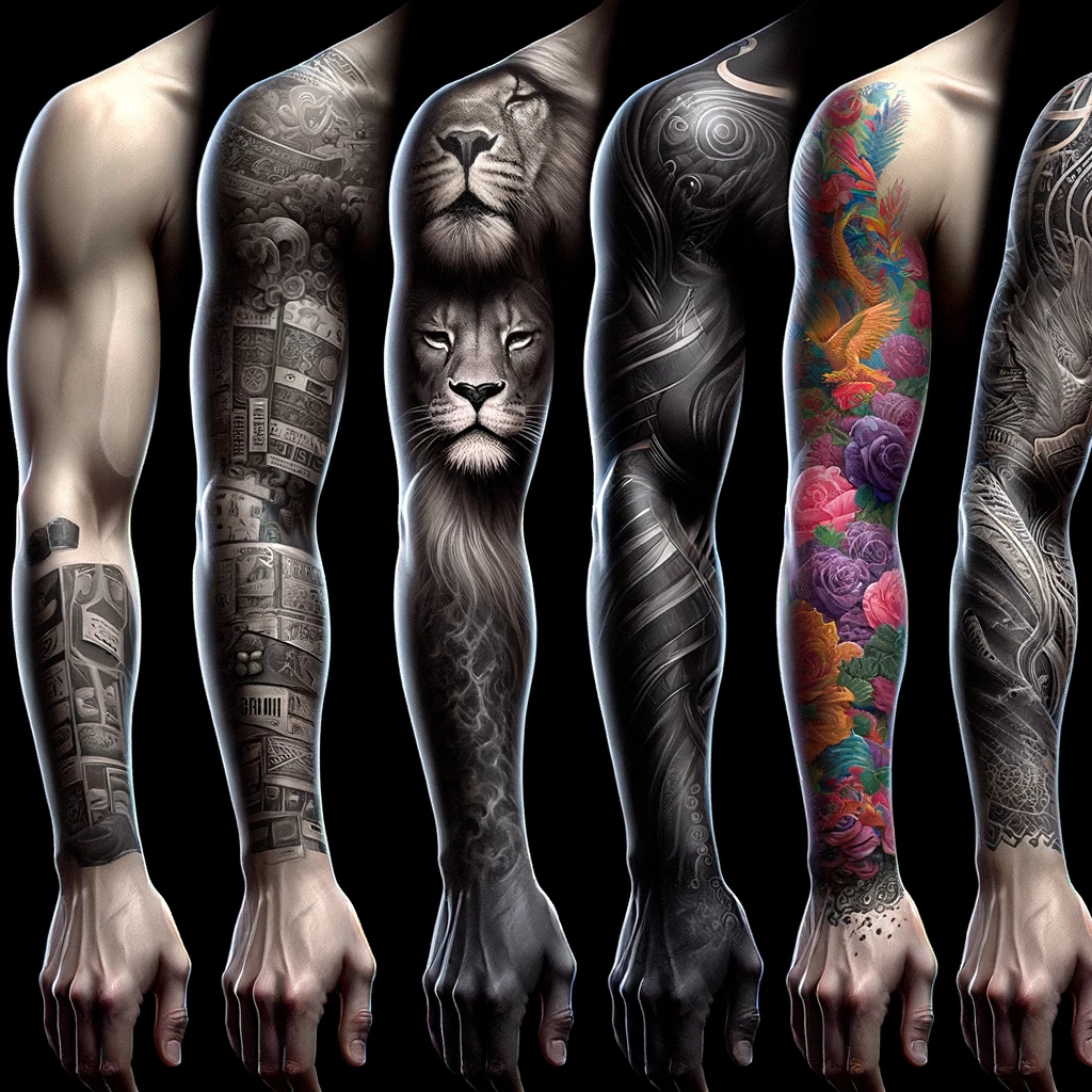 Design Complexity and Types of Sleeve Tattoos 